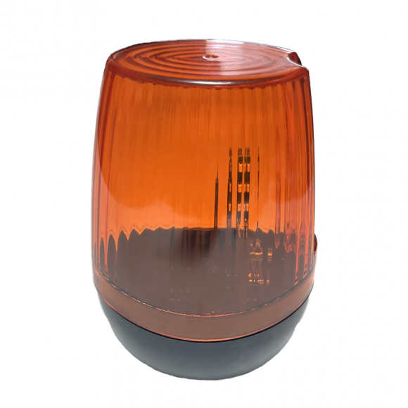 Лампа сигнальная желтая FURNITEH JD-02 для ворот и шлагбаумов